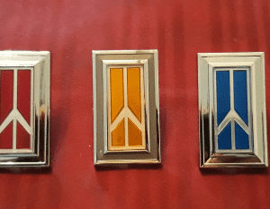 1986-1988 Cutlass Euro "Rocket" Header Panel Emblem