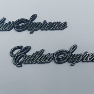 1978-1988 "Cutlass Supreme" Sail Panel Emblem Set
