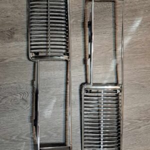 1986-1988 Oldsmobile Cutlass New ALL Chrome "Euro" Headlamp Bezel & Grille Set!