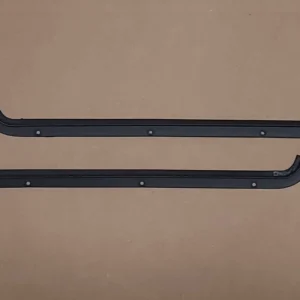 1978-1980 Monte Carlo Quarter Window Lower Horizontal Seal Set with the 1.5" inch wide diecast aluminum molding